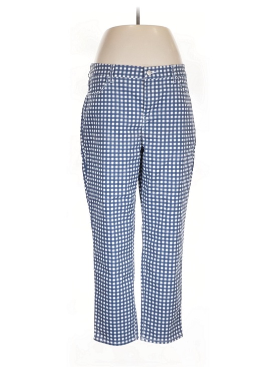 Chico's Pants - Chico’s Gingham Blue & White Pants